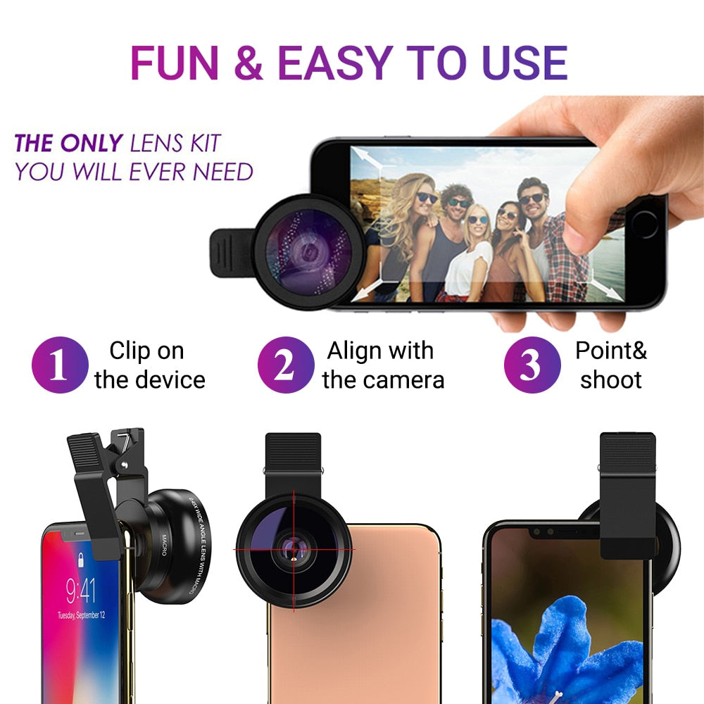 HD Professional Phone Camera Lens 12.5x The Zoom
