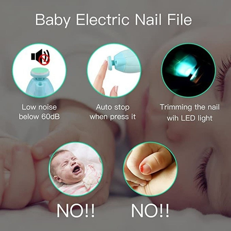 Baby/Kids Electric Safe Manicure/Pedicure Nail Trimmer